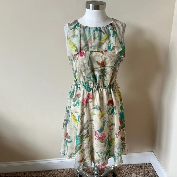 Ted Baker London timoxa floral chiffon dress 17962 - Picture 4 of 12